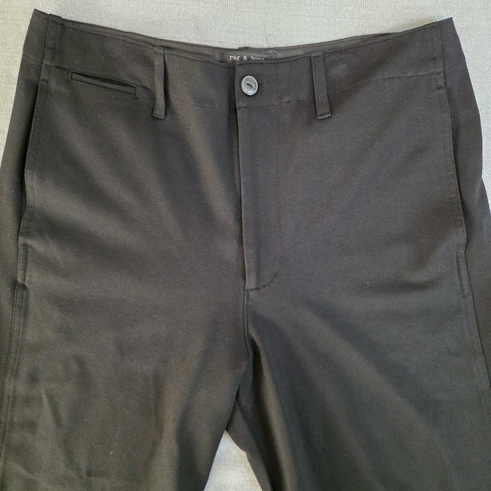 Rag & Bone Wide Leg Sofie Womens 29 Black High Rise Minimalist Career Pants - Picture 6 of 11